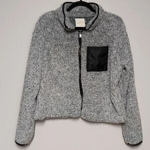 copper key Sherpa zip up